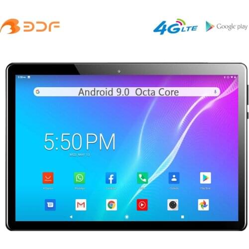 New Arrivals 10.1 Inch Tablet Pc 4G LTE Phone Android 9.0 Octa Core Dual 4G SIM Google Play WiFi Bluetooth GPS 10 inch Tablets