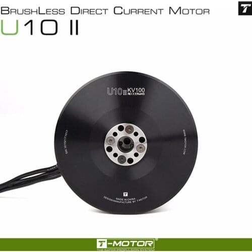 T-MOTOR U10 II 100KV Drone High Efficiency High Thrust Waterproof Brushless Motor Max. Thrust 10.6KG Support FOC driver