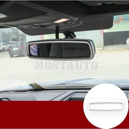For Ford F150 F-150 Inner Rearview Mirror Frame Cover Trim 2015-2019 1pcs Car Accessories Interior Car Decor Car Trim