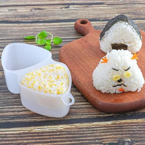 Japanese Rice Ball Maker Mould Triangle Sushi Mold Baby Children Bento Box Kitchen Baking Tool Sushi Rice Ball Making Mould