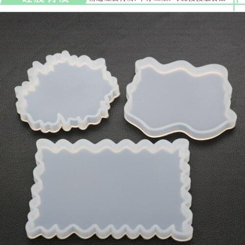 1PCS Transparent Silicone Mold NEW Transparent Silicone Mould necklace lanugo mold Resin Decorative Craft DIY Maple leaf coaster