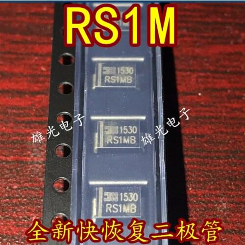100% New original RS1M RSIM SMB DO-214AA 100=15