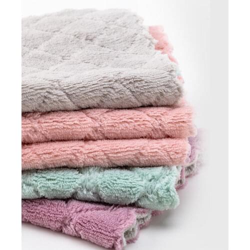 1pcs Rag Kitchen Towel Washing Dish Supplies Double Side Kitchen Towel Special Soft home kitchen Tool для кухни посуда для кухни