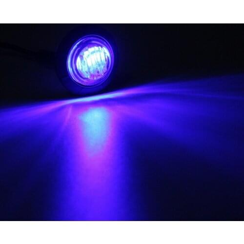 Lamp Marker Lights 12V Round Accessories Button Car LED Lorry Rear Side