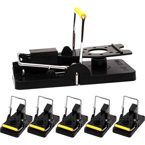 6PCS Mouse Trap with High Capture Rate Reusable and Humane Mouse Traps for Indoors and Outdoors