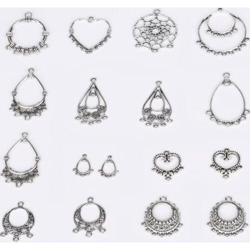 10pcs/lot Antique Silver Color Metal Connector Metal Crafts Gift Decoration DIY Jewelry Making