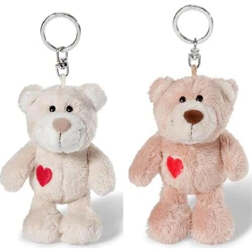 CuteTeddy Bear Small Pendant Plush Key Chains Stuffed Animals Backpack Hanging Christmas Birthday Gifts