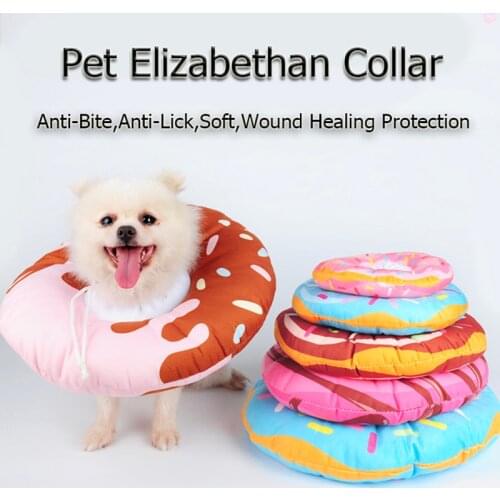 Ecollar Elizabeth Collar Soft Pillow Bantal Leher Kucing Luka Anti-jilat Kon Kucing Ready Stock