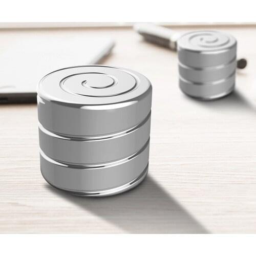 Desktop Gyro Metal Stainless Steel Rotary Decompression Rotating Ornaments 30MM Squishi Toy Squishie Stress Relief Toys For Kids