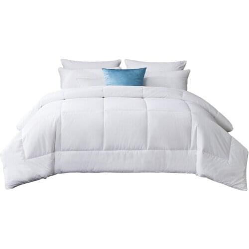 Hotel quilt Hotel Bedding Four Seasons Quilt Comforters Blanket QuiltThicker Summer/Winter 100 % Cotton Cover King Queen Size