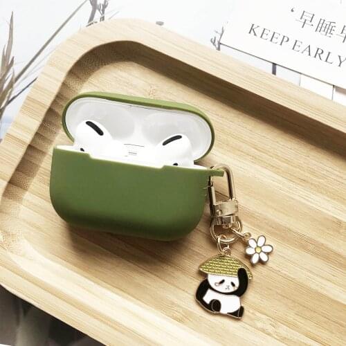 Cute Panda Silicone Cover for Apple Airpods Pro Case Accessories Bluetooth Earphone Box for AirPods 1 2 Wireless Headset Cover