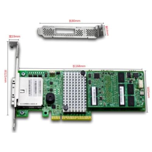 ThinkServer LSI9286CV-8e 6Gb SAS RAID HBA by LSI 1GB Cache Controller Card