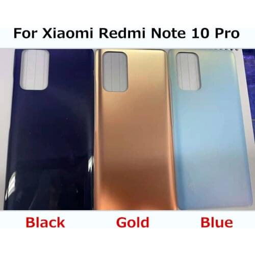 For Xiaomi Redmi Note 10 Pro Back Battery Cover Door Housing Rear Case Replacement Parts