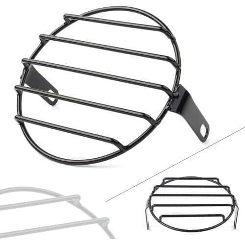 5.75'' Headlight Grill Motorbike Headlamp Guard Lampshade Mounting Cover Bracket for Honda GN125 CG125