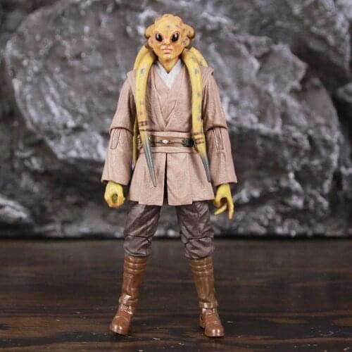 Star Wars Kit Fisto Jedi Master 6" Action Figure Original Black Series Toys Doll Model Without Accessories