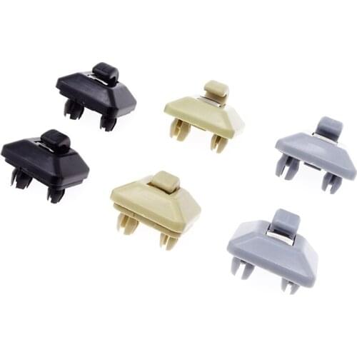 2 Pcs for Audi A1 A3 A4 A5 Q3 Q5 8U0857562 Auto Interior Hanger Hook Clip Bracket Car Sun Visor Clip Hook Holder Accessories