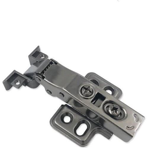 2pcs Hinge Cold rolled steel Hydraulic Cabinet Door Hinges Embedded Damper Buffer Soft Close Kitchen Furniture Hardware Fitting