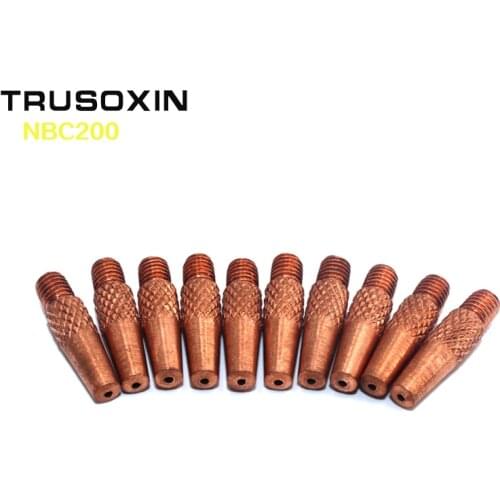 20pcs MIG NBC200 Spool Gun Torch Head Accessory Consumables Electric Tips for MIG MAG NBC Welding Machine