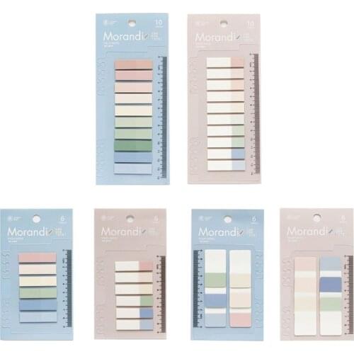 60/120/200 Sheets PET Planner Stickers Index Tabs Flag Bookmark Stationery Sticky Notes School Supplies
