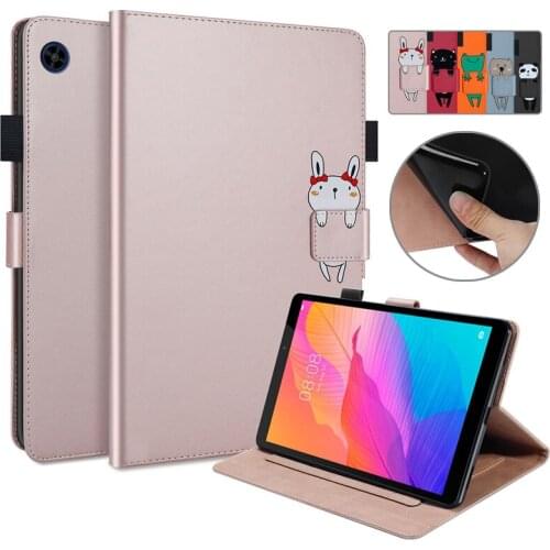 8 Inch For Huawei Matepad T8 Case Kobe2-L03 Kob2-L09 Cute Cartoon Flip Wallet Stand Tablet For Funda Huawei Matepad T8 T 8 Cover