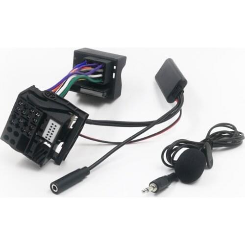 Biurlink MMI 3G AMI 12-pin Bluetooth 5.0 AUX Cable Adapter Wireless Audio Input For Audi A4 A6 Q5 Q7 A5 S5