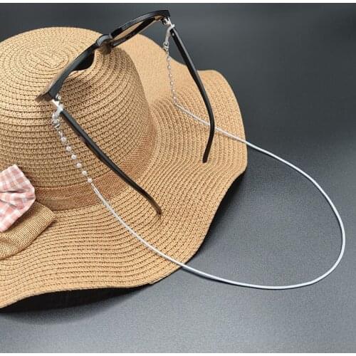 1pcs New Fashion Mask Glasses Lanyard Chains For Glasses Silver Mask Hanging Rope Mask Chain Trendy Sunglasses Jewellery Lanyard