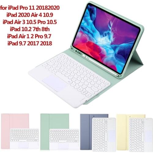 Magnetic Keyboard Case for 2020 iPad Pro 11 Air 4 Bluetooth Keyboard and Touchpad case for iPad air 1 2 3 9.7 10.5 10.2 Funda