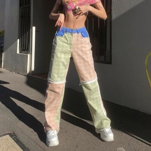 CHURSES Women's Straight Trousers