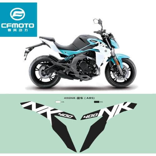 For Cfmoto Motorcycle Accessories 400nk Original Decal Left and Right Decorative Strip Decal Sticker Fuel Tank Guard Board