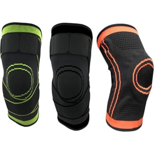 Men Women Knee Support Compression Sleeves Joint Pain Arthritis Relief Running Fitness Elastic Wrap Brace Knee Pads With Strap