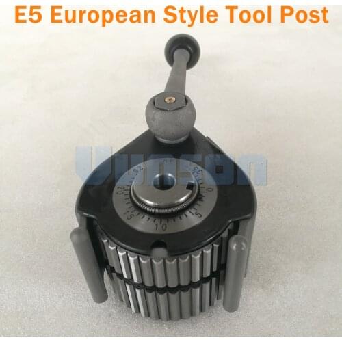 E5 European Type Quick Change Tool QCT Post Turret for Lathe Swing Dia. 200~400mm