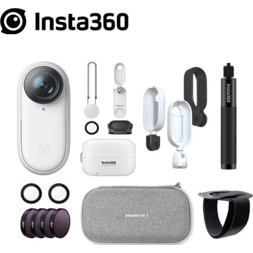 Insta360 Go 2 Mini Action Camera Insta 360 Go2 Smallest Waterproof Wearable Camera with Charge Case for IPhone and Android