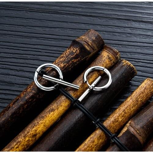 Cyue European Personalized Hoop Earrings Fashion Popular Stainless Steel Student Ear Clip Jewelry For Women Men