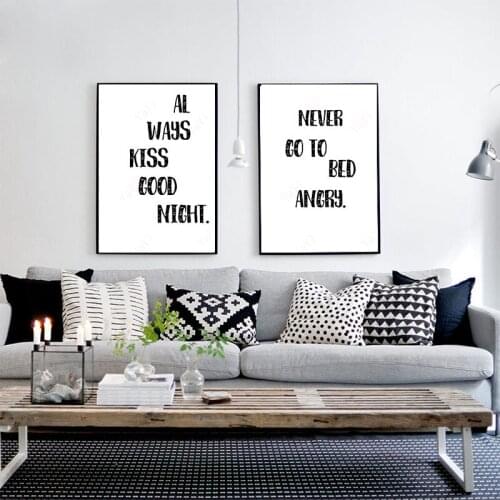 HAOCHU House Office Bedroom DIY Painting Letter Maxim Background Wall Art Poster Print Canvas Sitting Room Corridor Supplies