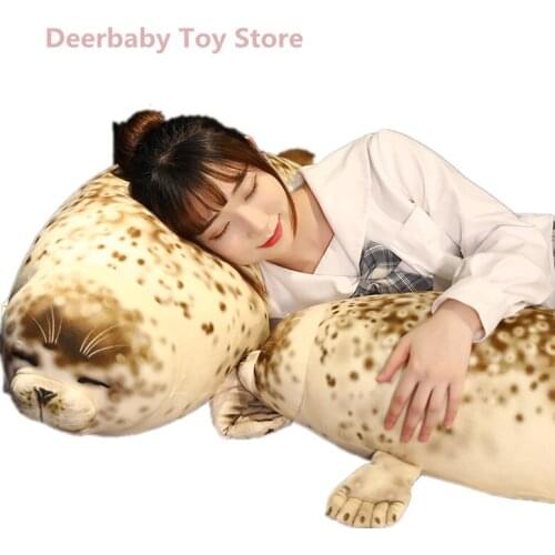 Simulation sea lion plush toy high quality soft doll cute bed sofa home decor sea animals children Valentines Day special gift