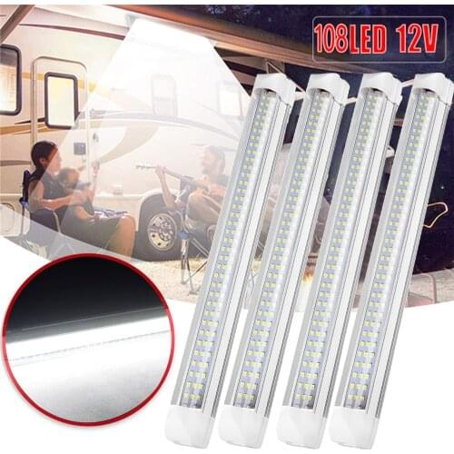 Caravan LED Light Bar for Truck Sided Adhesive Sticking LED Interior Light Strip Bar Cabinet Car Interior Lamp Camp Shell Light