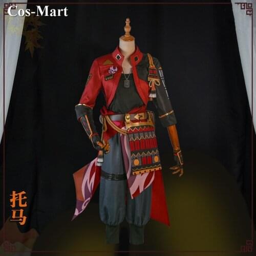 Hot Game Genshin Impact Tohma Cosplay Costume Fashion Battle Uniforms Full Set Activity Party Role Play Clothing S-XL New