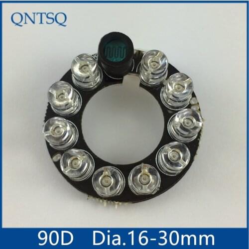 90 Degree Bulb,Infrared 10 x 5 IR LED board for Dome CCTV Cameras night vision,(Small F16-F30mm)