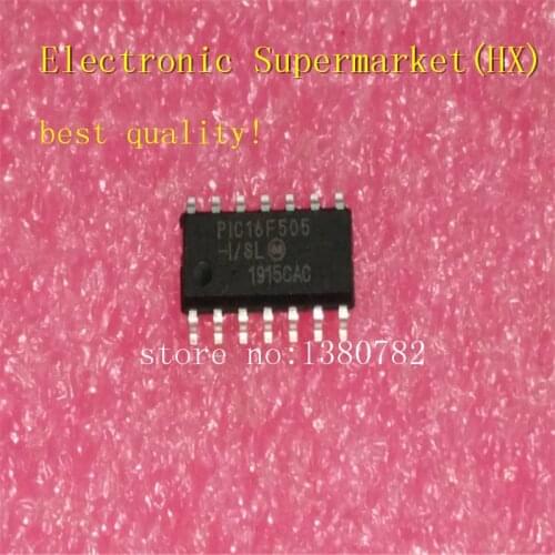 Free Shipping 50pcs/lots PIC16F505-I/SL PIC16F505 16F505-I/SL SOP-14 New original IC In stock