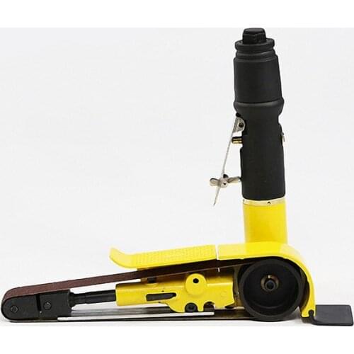 Air Belt Sander Air Angle Grinding Machine with Sanding Belts for Air Compressor Sanding Pneumatic Tool Set