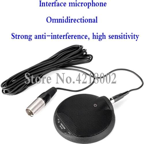 Pro Boundary Desktop Microphone Conference Meetings Teleconferencing and Voice XLR Phantom Power Mic Noise Echo Cancellation