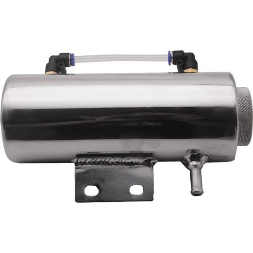 Performance Stainless Steel Radiator Coolant Overflow Reservoir Tank Overflow Coolant Tnk Reservoir Cooling Radiator Water Catch