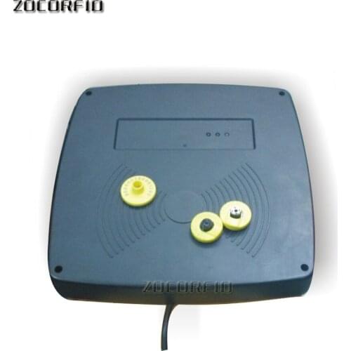 RFID reader / longer distance ISO11784/11785 RFID tag reader 10-80CM 125-134.2KHZ frequency RS232-485 port+2pcs cards