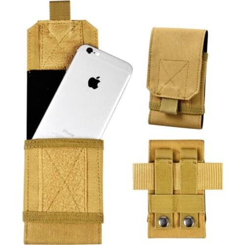 Military Tactical Molle Phone Pouch 5.5 Inch Cellphone Holder Mobile Phone Case EDC Tool Hunting Waist Belt Bag Magazine Pouches