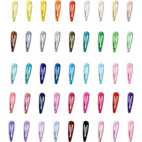 Candy Color Waterdrop Hair Clip Women Girls Children Multicolor Waterdrop Barrettes Fashion Hair Accessories for Gift