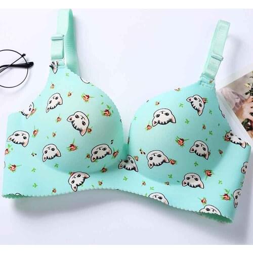 Womens Push Up Bras Thick Padded Seamless Bra Gather Lingerie Tops Wireless Bralette Sexy Brassiere Underwear 30-38 AA A B Cup