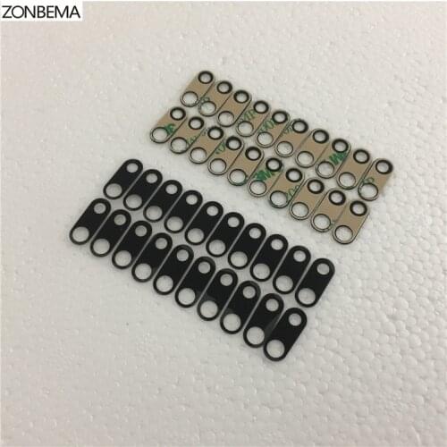 ZONBEMA 200pcs/lot For iPhone 7 8 Plus Back Rear camera Glass lens with sticker adhesive