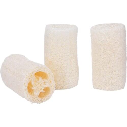 1pc Natural Loofah Luffa Bath Shower Wash Body Pot Bowl Sponge Scrubber