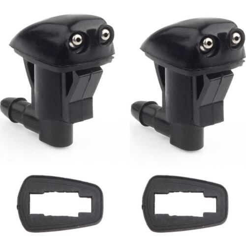 2x Front Windshield Washer Wiper Spray Nozzle For Jeep Grand Cherokee 2005-2010