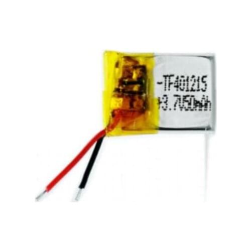 3.7 V 401215 041215P 50mAh polymer lithium battery with protection board , used for bluetooth MP3,MP4